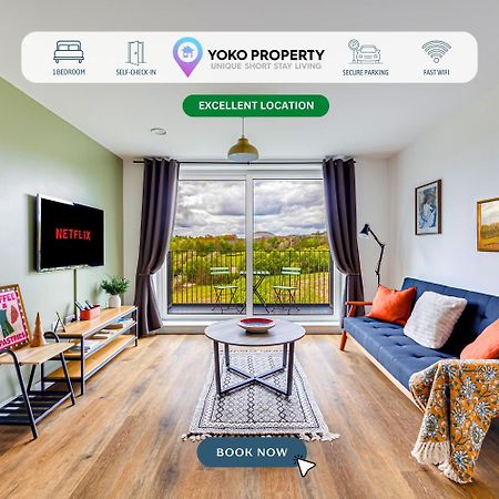 Penthouse Apartment - City Centre - Secure Parking, Balcony, Self-Check-In, Fast Wifi And Smart Tv With Netflix By Yoko Property Milton Keynes Bagian luar foto
